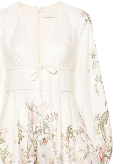 White/multicolor dress Zimmermann | 9330DSS243CREAM FLORAL